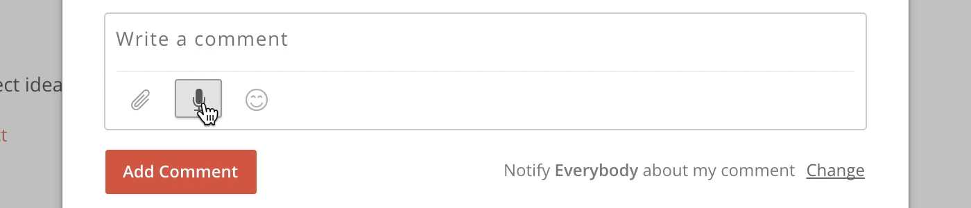record audio comments