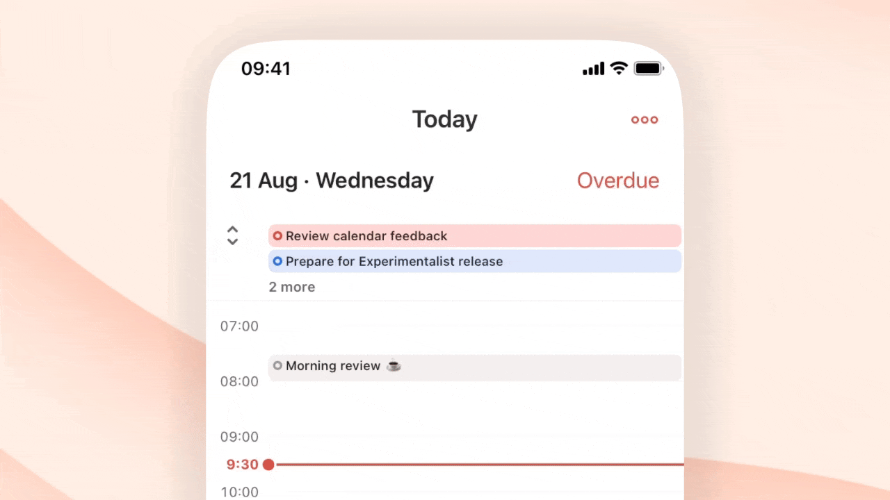 Schedule All day tasks on mobile