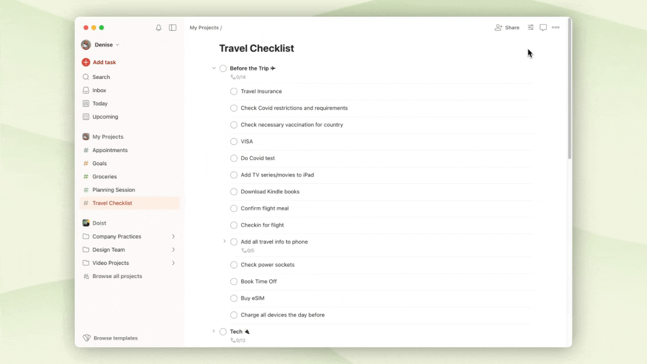 Create a custom template