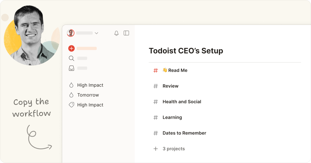 Todoist CEO’s Setup