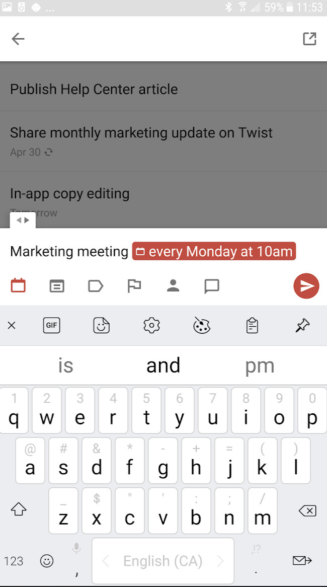 Todoist Recurring