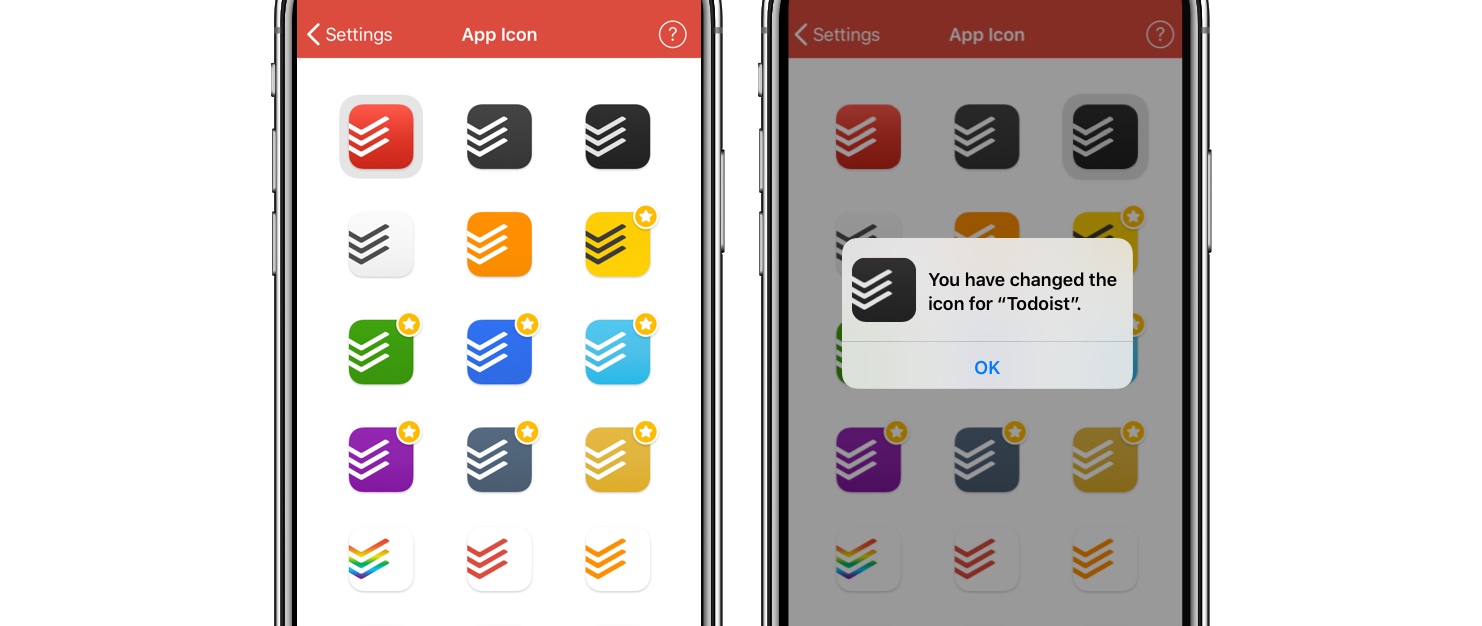 Change Your Todoist App Icon On Ios Todoist Help