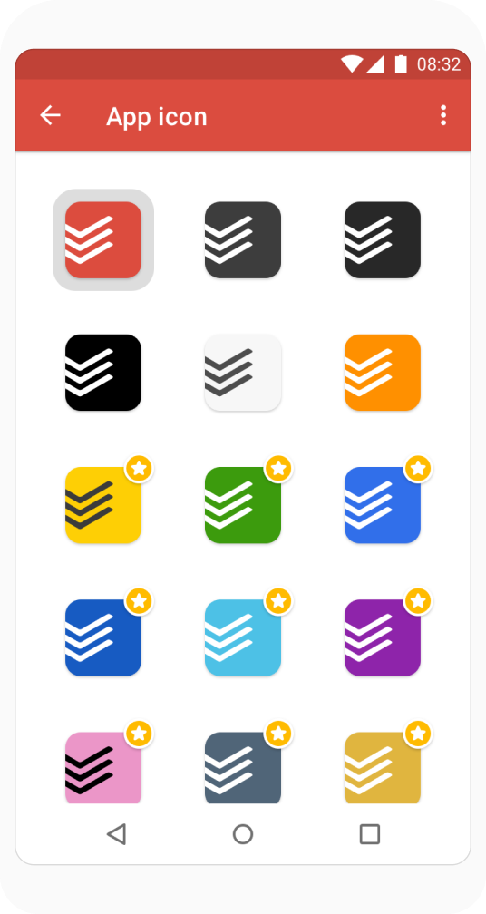 Android または Ios で Todoist アプリ アイコンを変える